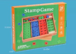 3634 *Stamp Game Montessori-Valor Posicional* (30x22.3x4 cm.) - Imagen 9