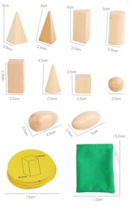 3644 *Figuras Geométricas SÓLIDAS de Madera* (12x15.5 cm.) 21 Pcs. - Imagen 5