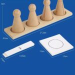 3694 *Villanas de la Fracciones* (28x11 cm.) Tablero +4 Villanas +25 Tarjetas. - Imagen 4