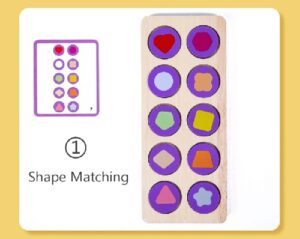 3724 *Tablero Cognitivo de 10* (20x8.2 cm.) 2 Tableros+20 Fichas+25 Tarjetas +Reloj y Plumón. - Imagen 7