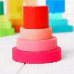 3774 *TORRE GEOMÉTRICA 4 Columnas* (13x13 cm.) 16 Figuras + Base. - Imagen 3