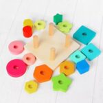 3774 *TORRE GEOMÉTRICA 4 Columnas* (13x13 cm.) 16 Figuras + Base. - Imagen 4