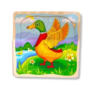 3834 *Rompecabezas d/Madera 5 Etapas de Crecimiento* (20x20x1.5 cm.) - Imagen 2