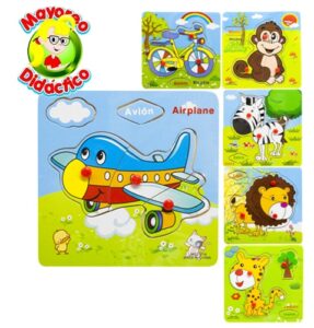 0133 *Rompecabezas d/3 PIJAS* (15 x15 cm.) 12 Diferentes.