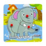 0133 *Rompecabezas d/3 PIJAS* (15 x15 cm.) 12 Diferentes. - Imagen 9