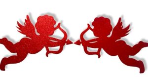 4188 *Cupido Silueta c/Diamantina 1 Cara* (40 cm.) INDIVIDUAL. - Imagen 3