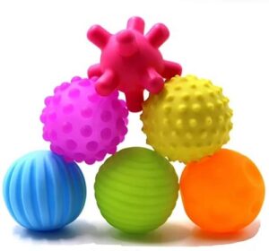 4190 *SET de Pelotas Sensoriales* (20x25 cm.) 6 Pcs. - Imagen 2