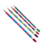 4524-10 *CAJA c/10 Lápices de TABLAS DE MULTIPLICAR* (19 cm.)