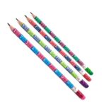4524-10 *CAJA c/10 Lápices de TABLAS DE MULTIPLICAR* (19 cm.)