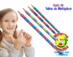 4524-10 *CAJA c/10 Lápices de TABLAS DE MULTIPLICAR* (19 cm.) - Imagen 2