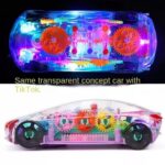 4734 *Coche de Carreras Led Transparente* (20x8x5 cm.) INDIVIDUAL - Imagen 4