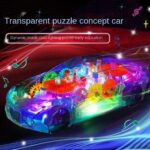 4734 *Coche de Carreras Led Transparente* (20x8x5 cm.) INDIVIDUAL - Imagen 5