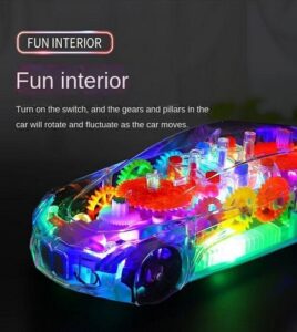 4734 *Coche de Carreras Led Transparente* (20x8x5 cm.) INDIVIDUAL - Imagen 9