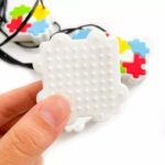 4145 *MORDEDERA-Collar para la Calma AUTISMO CORAZÓN* (7 cm.) INDIVIDUAL. - Imagen 4