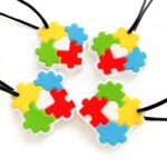 4145 *MORDEDERA-Collar para la Calma AUTISMO CORAZÓN* (7 cm.) INDIVIDUAL. - Imagen 3