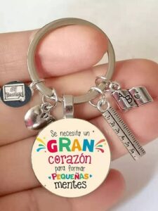 4190 *Llavero Metálico GRAN CORAZÓN* (6 cm.) INDIVIDUAL.