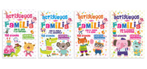 0065 *Actijuegos en Familia Cuaderno d/Ejercicios con Stickers* (21x29 cm.) 28 Pág. 4 Diferentes. - Imagen 3