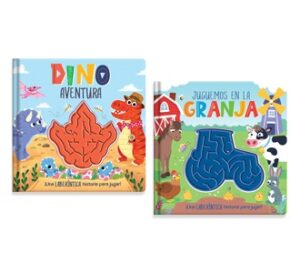 2143 *Historias p/Jugar Libro d/Cartón c/Laberinto* (20x20 cm.) 10 Pág. 4 Diferentes.