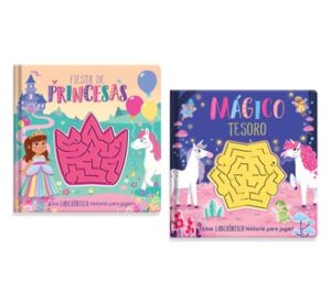 2143 *Historias p/Jugar Libro d/Cartón c/Laberinto* (20x20 cm.) 10 Pág. 4 Diferentes. - Imagen 2