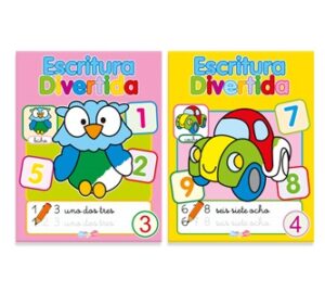 3232 *Escritura Divertida Cuaderno d/Ejercicios* (21x27 cm.) 32 Pág. 4 Diferentes. - Imagen 2