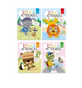 3249 *Educa Actividades Cuaderno d/Ejercicios* (21x27 cm.) 24 Pág. 4 Diferentes.