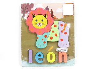 3754 *Rompecabezas d/Madera para Formar Palabras en ESPAÑOL* (18x15 cm.) 8 Diferentes. - Imagen 8