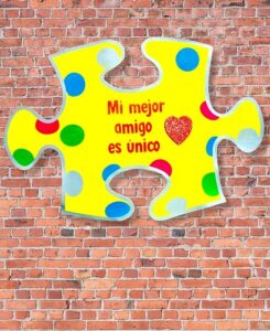 4187 *Autismo Mensajes e/Foamy* (60 cm.) MI MEJOR AMIGO, ES ÚNICO