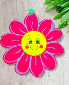 4191 *Flor Alegre* (50 cm.) INDIVIDUAL. 6 Colores Diferentes. - Imagen 5