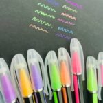 6358 *Pluma de Gel NEON p/Hoja Negrea o Blanca* (12x15 cm.) 12 Pcs. - Imagen 3