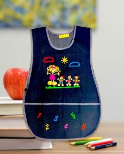 7317 *Mandil d/Mezclilla BORDADO p/Maestras* (45x75 cm.) Unitalla. 9 Diferentes. - Imagen 9