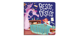 0082 *BESOS & DESEOS Libro d/Cartón c/Pasta Acolchada* (18x18 cm.) 24 Pág. - Imagen 2
