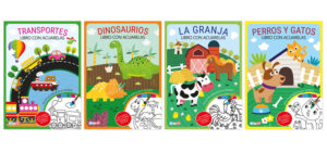 0903 *Colorea con Acuarelas Libro p/Colorear* (21x29 cm.) 24 Pág. 4 Diferentes. - Imagen 2