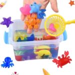 E190 *Figuras Mágica de Agua* (20x10 cm.) 6 Tintas +6 Modeles +Red +Cepillo +Polvo Mágico +Guantes. - Imagen 3