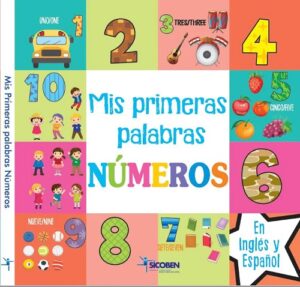 1195 *Mis Primeras Palabras & Números Libro d/Cartón* (20x20 cm.) 10 Pág.