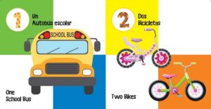 1195 *Mis Primeras Palabras & Números Libro d/Cartón* (20x20 cm.) 10 Pág. - Imagen 2