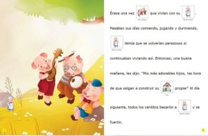 3248 *Los 3 Cerditos PICTOGRAMAS* (28x21 cm.) 16 Pág. - Imagen 2