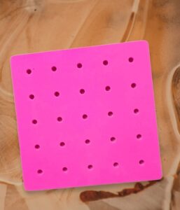 4208 *Tablero p/Pijas e/Foamy* (21.5x21.5 cm.) INDIVIDUAL. 4 Colores Diferentes. - Imagen 5