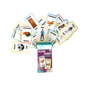 5163 *Flash Cards Vocabulario Español-Inglés* (15x10 cm.) 24 Tarjetas. - Imagen 3