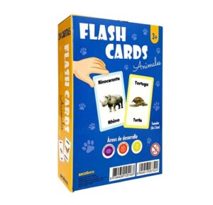 5163 *Flash Cards Animales Español-Inglés* (15x10 cm.) 24 Tarjetas. - Imagen 3