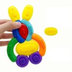 0820 *FORMAS DE ENCAJE LATERAL en Bolsa* (28.80x29 cm.) 30 Pcs. Aprox. - Imagen 3