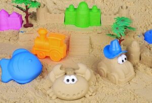 0140 *Arena Mágica e/Bolsa Metálica* (15x17cm.) 350 Grms. 10 Colores Diferentes. - Imagen 2