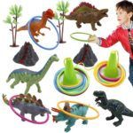 0500 *Juego de Aros DINOSAURIOS* (32x52 cm.) 2 Conos+12 Aros+ Cuerda+ 6 Dinos+ 2 Montañas+ 2 Arbustos. - Imagen 3