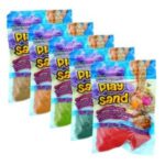 0140 *Arena Mágica e/Bolsa Metálica* (15x17cm.) 350 Grms. 10 Colores Diferentes. - Imagen 5