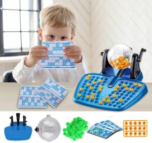 4002 *BINGO e/Caja* (23x25 cm.) Tombola+90 Números+72 Barajas+120 Fichas. - Imagen 5