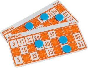 4002 *BINGO e/Caja* (23x25 cm.) Tombola+90 Números+72 Barajas+120 Fichas. - Imagen 6