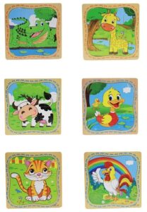 4614 *Rompecabezas c/Base Ilutada de 16 Piezas* (15x15 cm.) 25 Modelos. - Imagen 8