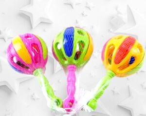 8733 *Sonaja d/Mano en Red* (10x20 cm.) INDIVIDUAL.