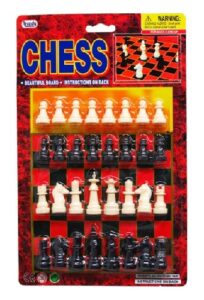 9638 *Ajedrez en Blíster* (19x31 cm.) Tablero d/Cartón+32 Pcs. - Imagen 3