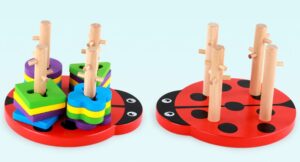 4751 *Catarina de Ensarte en Madera Gruesa 4 Postes* (18x12 cm.) - Imagen 5