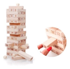 0162 *Jenga Blocks 54 PIEZAS Madera Natural* (8x29.5 cm.) - Imagen 3